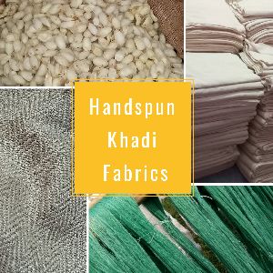 Handspun Handwoven Khadi Fabrics .