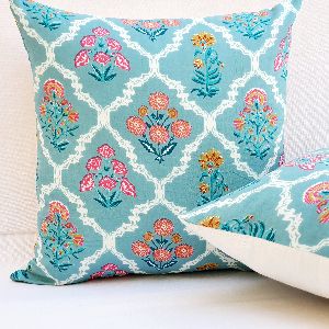 Hand Block Printed Cushion Cover