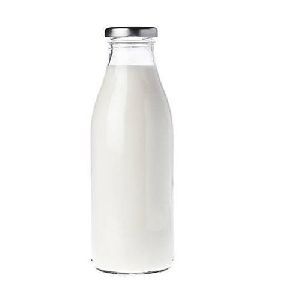 Airtight Milk Glass Bottle