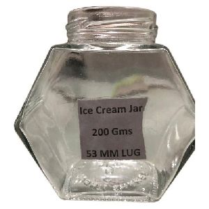 Ice Cream Glass Jar