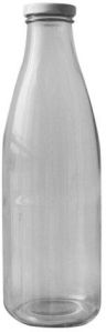 Plain Milk Glass Bottle