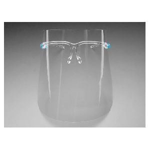 Face Shield With Glass Frame
