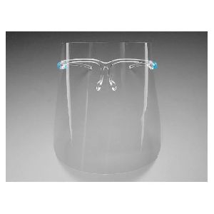 Face Shield with Glass Frame