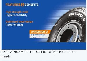 Ceat radial truck tyres