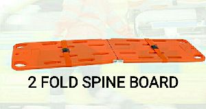 Two fold spine board