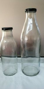 transparent milk bottle