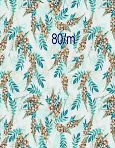 Rayon Floral Print, 120gsm