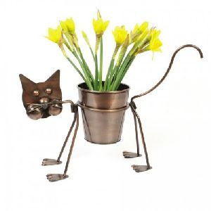 Cat Flower Pot Stand