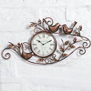 Iron Bird Wall Clock