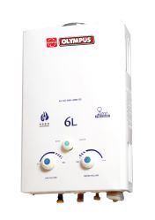 6 Ltr Gas Geyser With Copper Tank - olympus