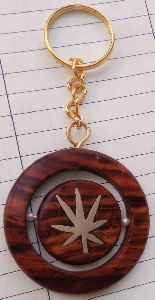 Wooden Souvenir Keychain