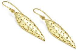 Metallic Brass Earrings (ABM-ET-33)