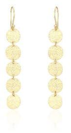 Metallic Brass Earrings (ABM-ET-34)