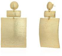 Metallic Brass Earrings (ABM-ET-39)