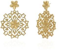 Metallic Brass Earrings (ABM-ET-50)