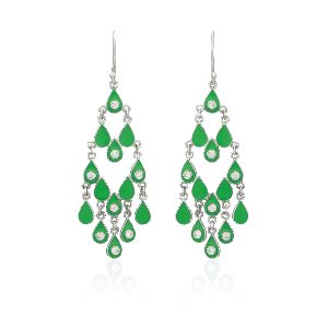 Enamel Silver Earrings (AS-EE-17)