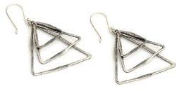 Metallic Silver Earrings (ASM-ET-37)