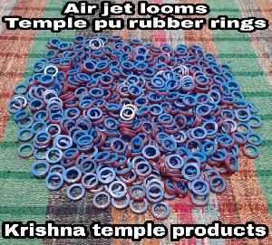 Temple pu rubber rings for air jet looms