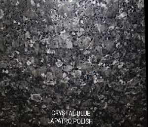 Crystal Blue Lapatro Polish Granite Slab