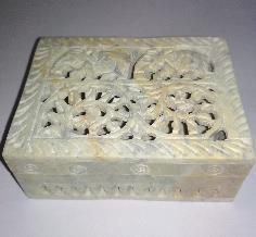 Undercut Soapstone Box