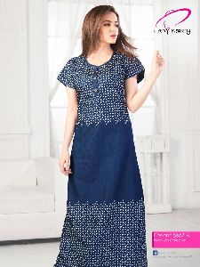 Denim printed nighties