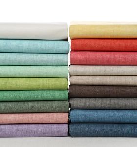 dyed linen fabric
