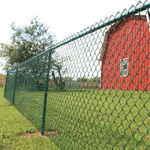 Garden PVC Coated Chain Link Mesh Fence