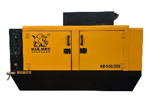 kulmec diesel engine drive screw air compressor