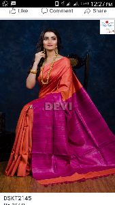 Tasar ghicha stepal silk saree