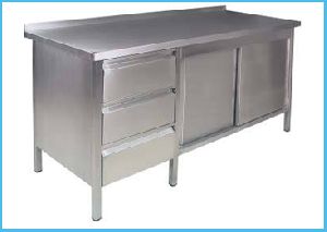 stainless steel storage cabinet