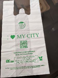 Compostable W-Cut Carry Bag