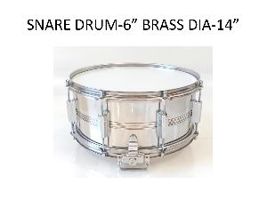 6 Dia Brass Snare Drum