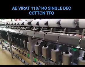 Single Deck Cotton TFO Machine