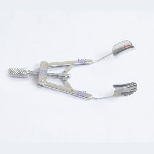 Stainless Steel Solid Blade Eye Speculum