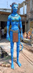 Blue Fiber Statue