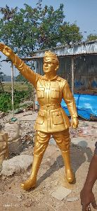 Golden Fiber Statue