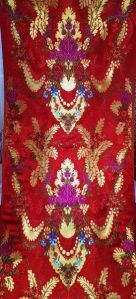 Hand Made multi Brocades Fabric