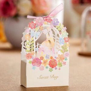 Flower Print Paper Box