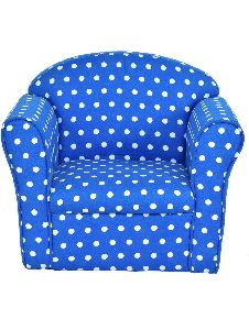 Blue w/Dots Kid Sofa Armrest Chair Couch Children Living Room Toddler Furniture