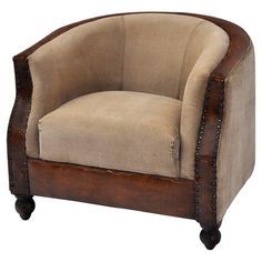 Single Seater Sheesham Wood Finish Sofa