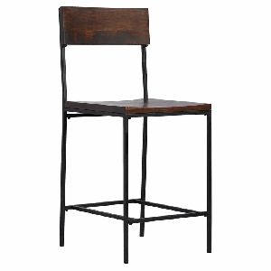 Wooden and Metal Dining Chair