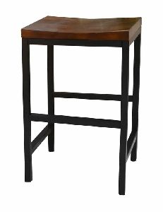 Wooden Top Bar Stool