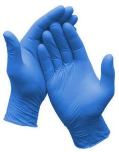 BLUE NITRILE GLOVES