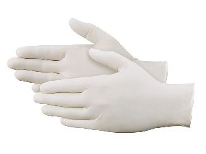 White Latex Gloves