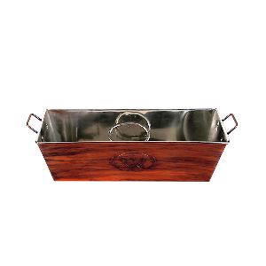 Stainless Steel Rectangular Planter