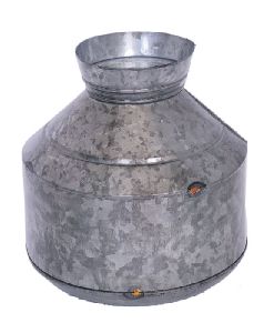 10x10 Inch Galvanized Metal Water Pot