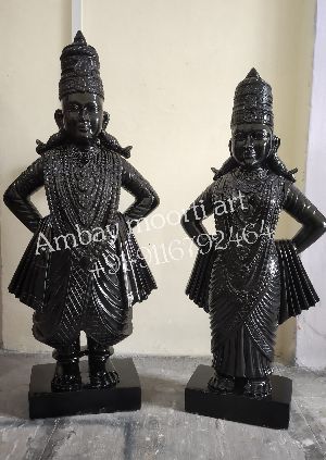 Marble Vitthal Rukmini Statue