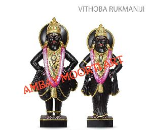 Marble Vitthal Rukmini Statue