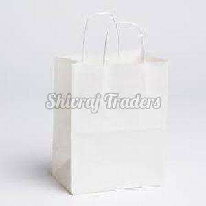 White Kraft Laminated Paper Bag