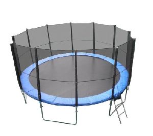 Trampoline With Safety Net And Ladder